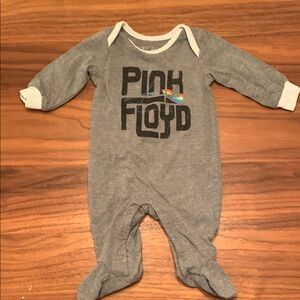 0-3m Gray Pink Floyd Kids One Piece